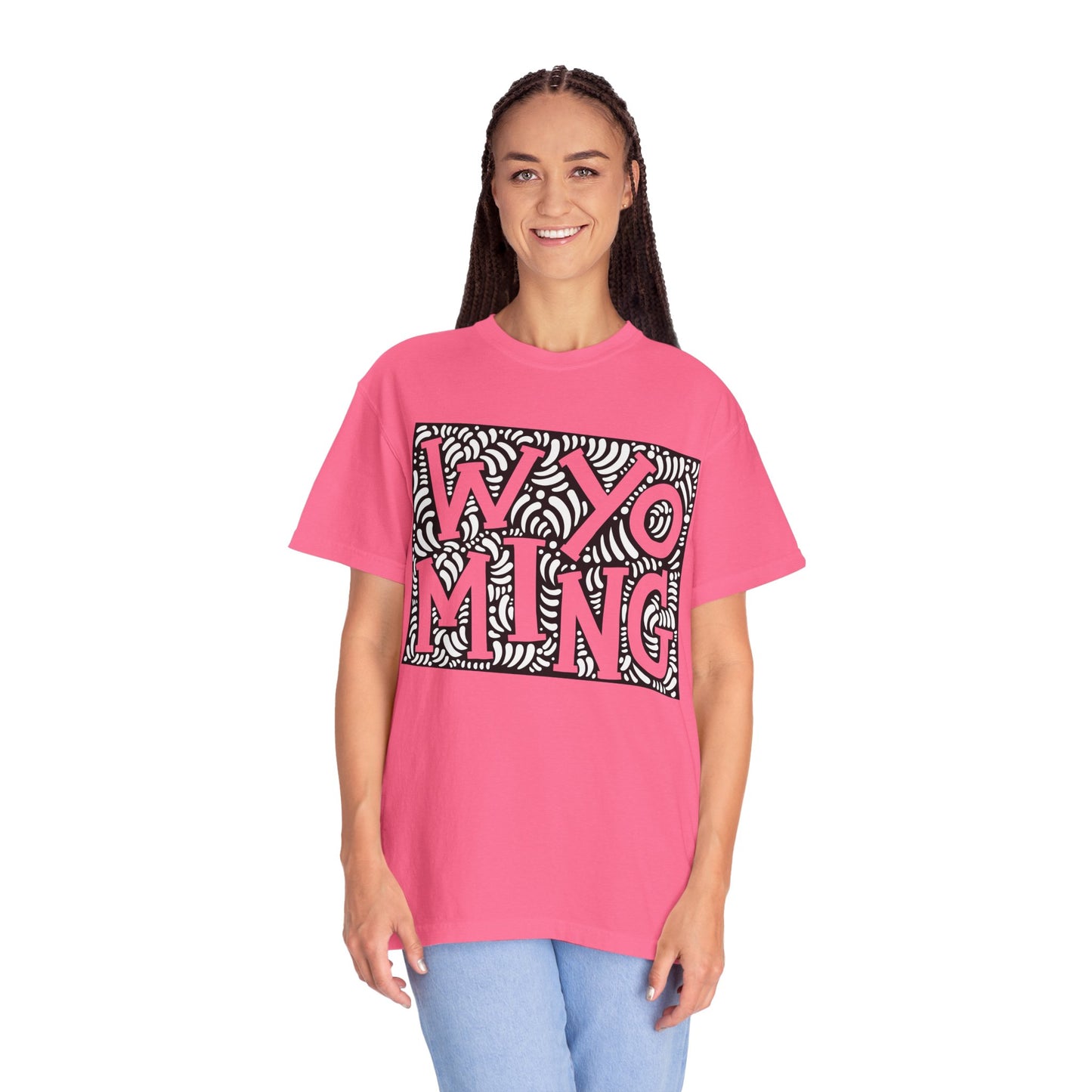 Wyoming "Woodcut Series" T-Shirt - 14 Colors in 7 Sizes Available!