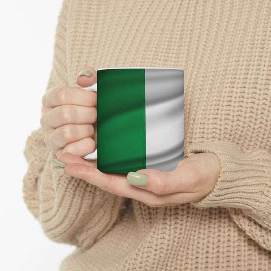 Italy Waving Flag Ceramic Mug - Available in 11oz & 15oz
