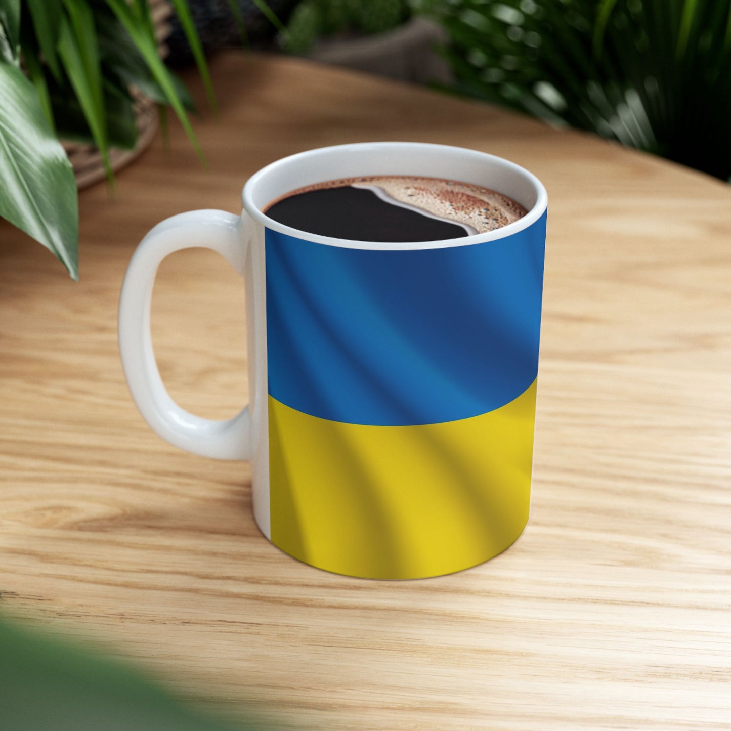 Ukraine Waving Flag Ceramic Mug - Available in 11oz & 15oz