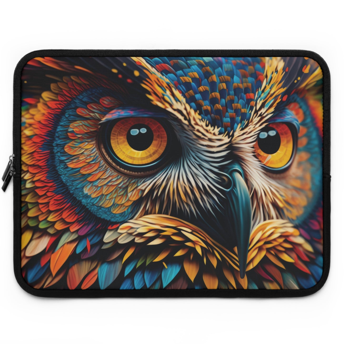 Colorful Owl Laptop Sleeve - Available in 5 Sizes!