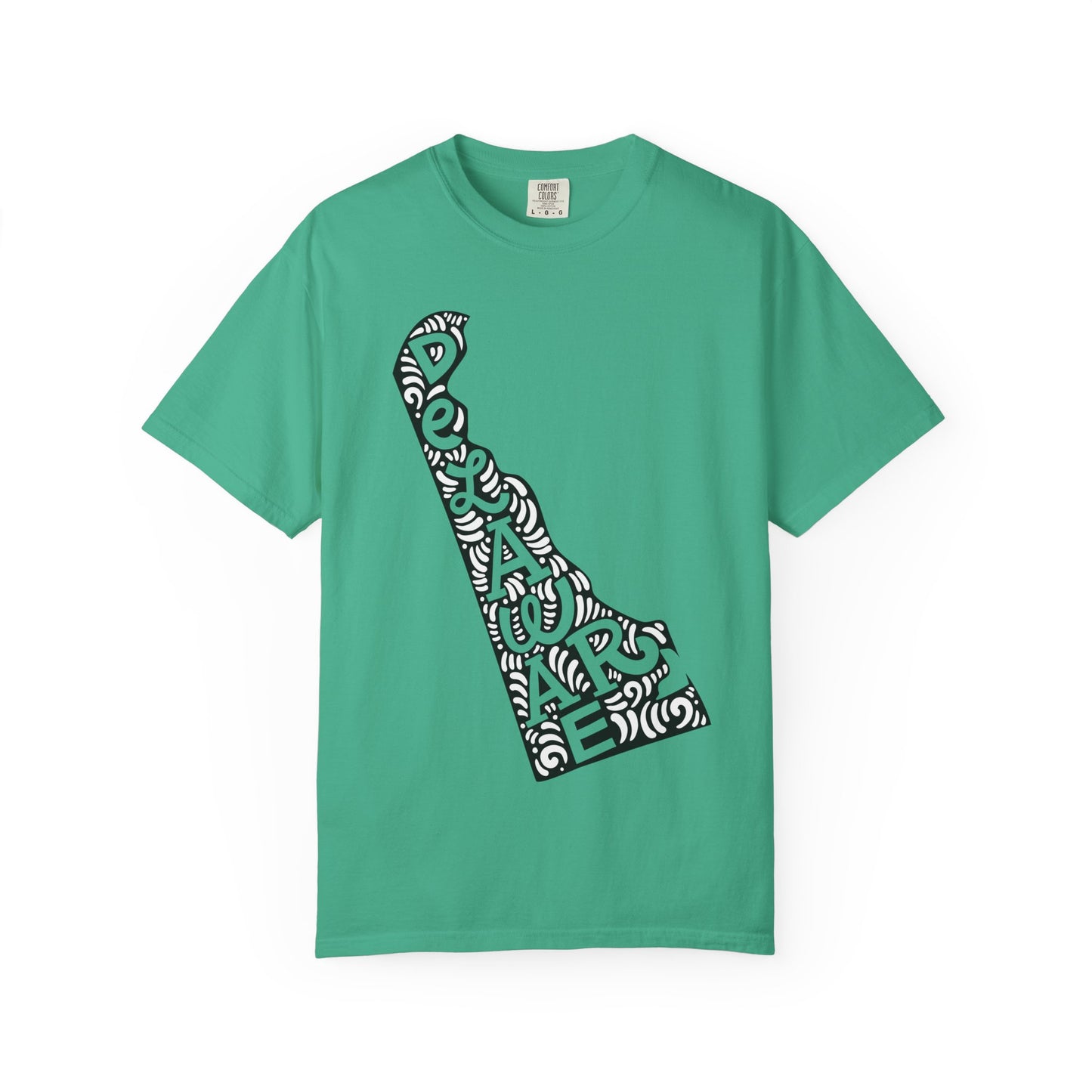 Delaware "Woodcut Series" T-Shirt - 14 Colors in 7 Sizes Available!