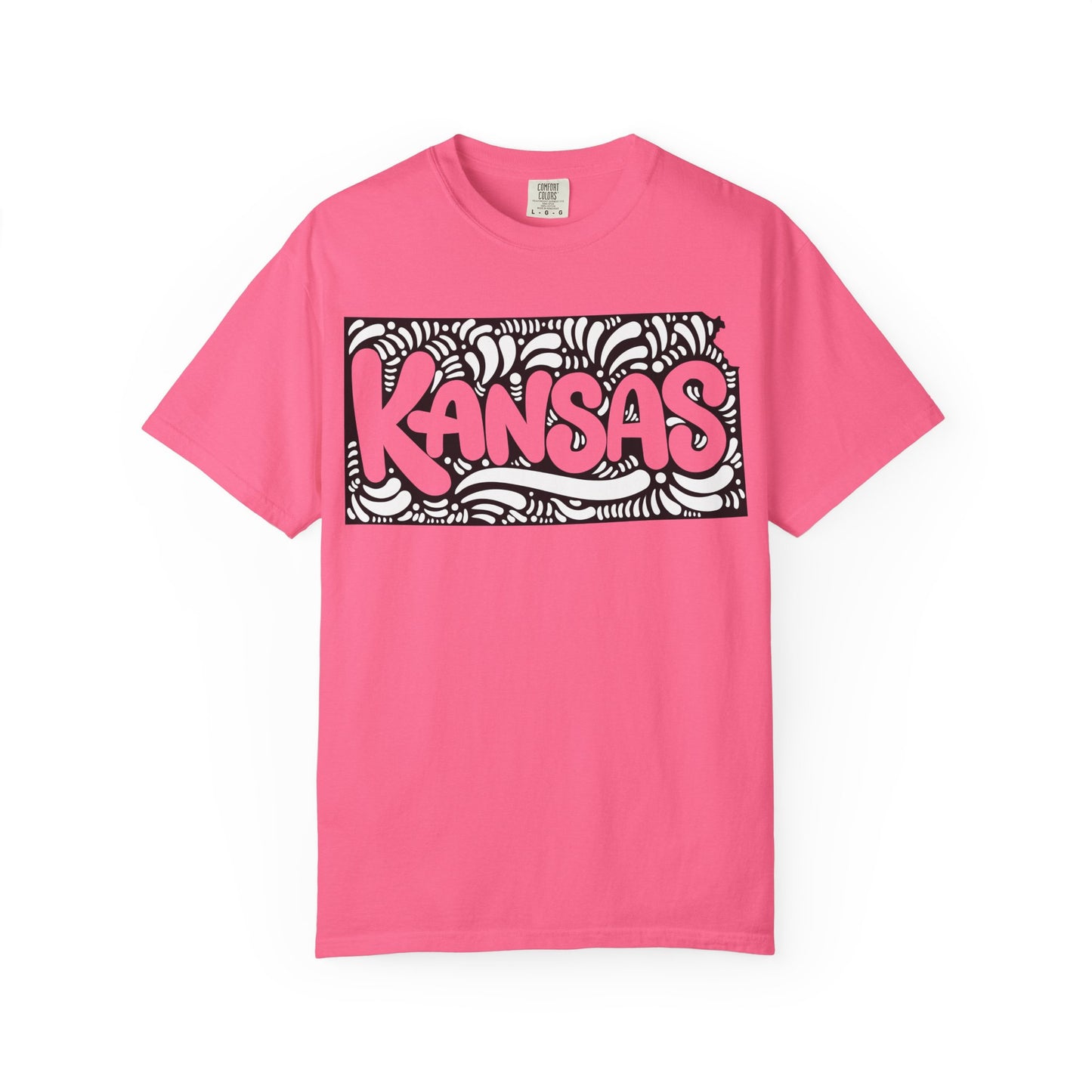 Kansas "Woodcut Series" T-Shirt - 14 Colors in 7 Sizes Available!