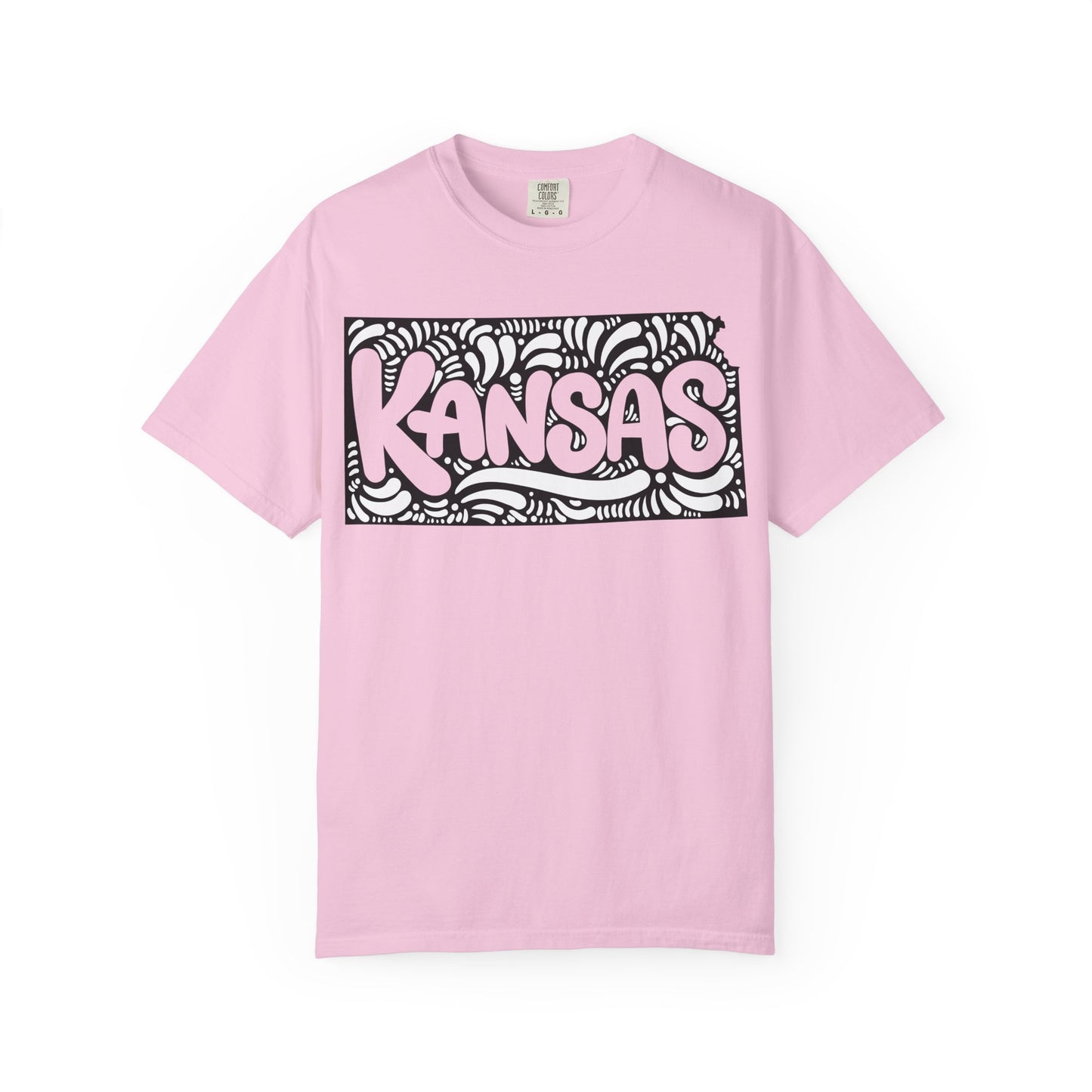 Kansas "Woodcut Series" T-Shirt - 14 Colors in 7 Sizes Available!