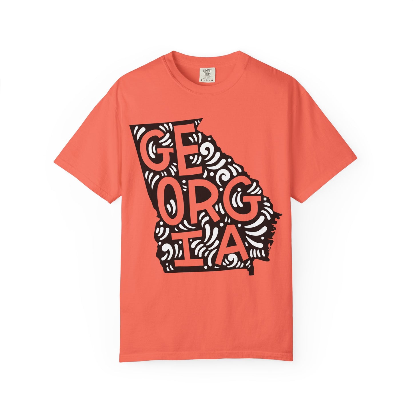 Georgia "Woodcut Series" T-Shirt - 14 Colors in 7 Sizes Available!
