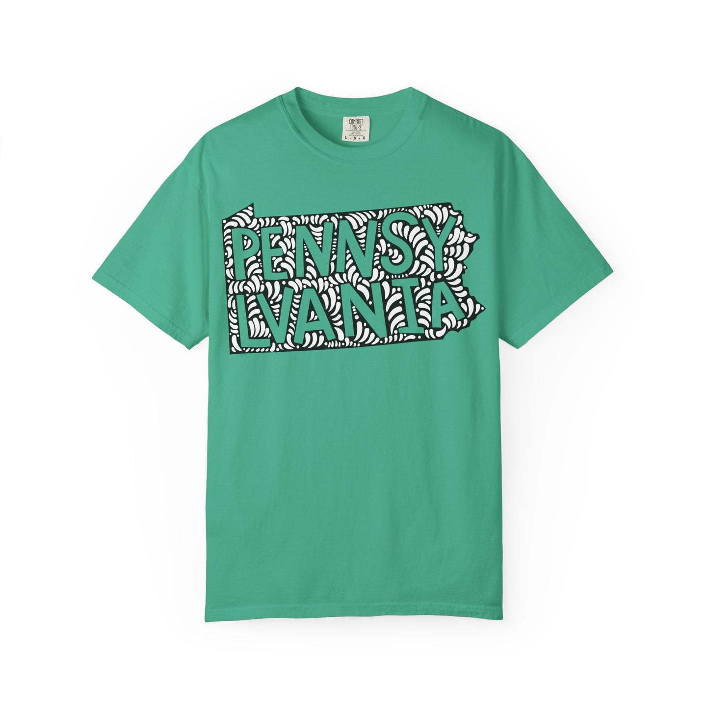 Pennsylvania "Woodcut Series" T-Shirt - 14 Colors in 7 Sizes Available!