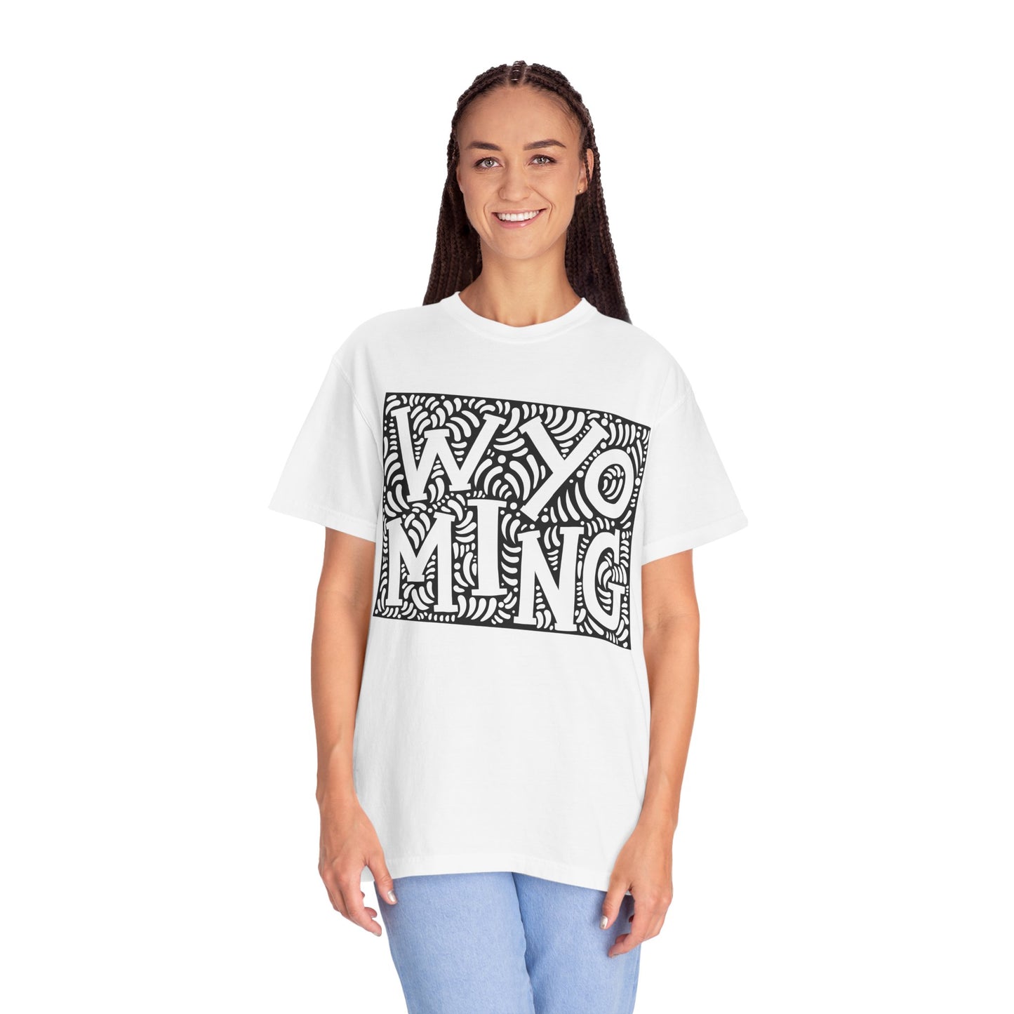 Wyoming "Woodcut Series" T-Shirt - 14 Colors in 7 Sizes Available!