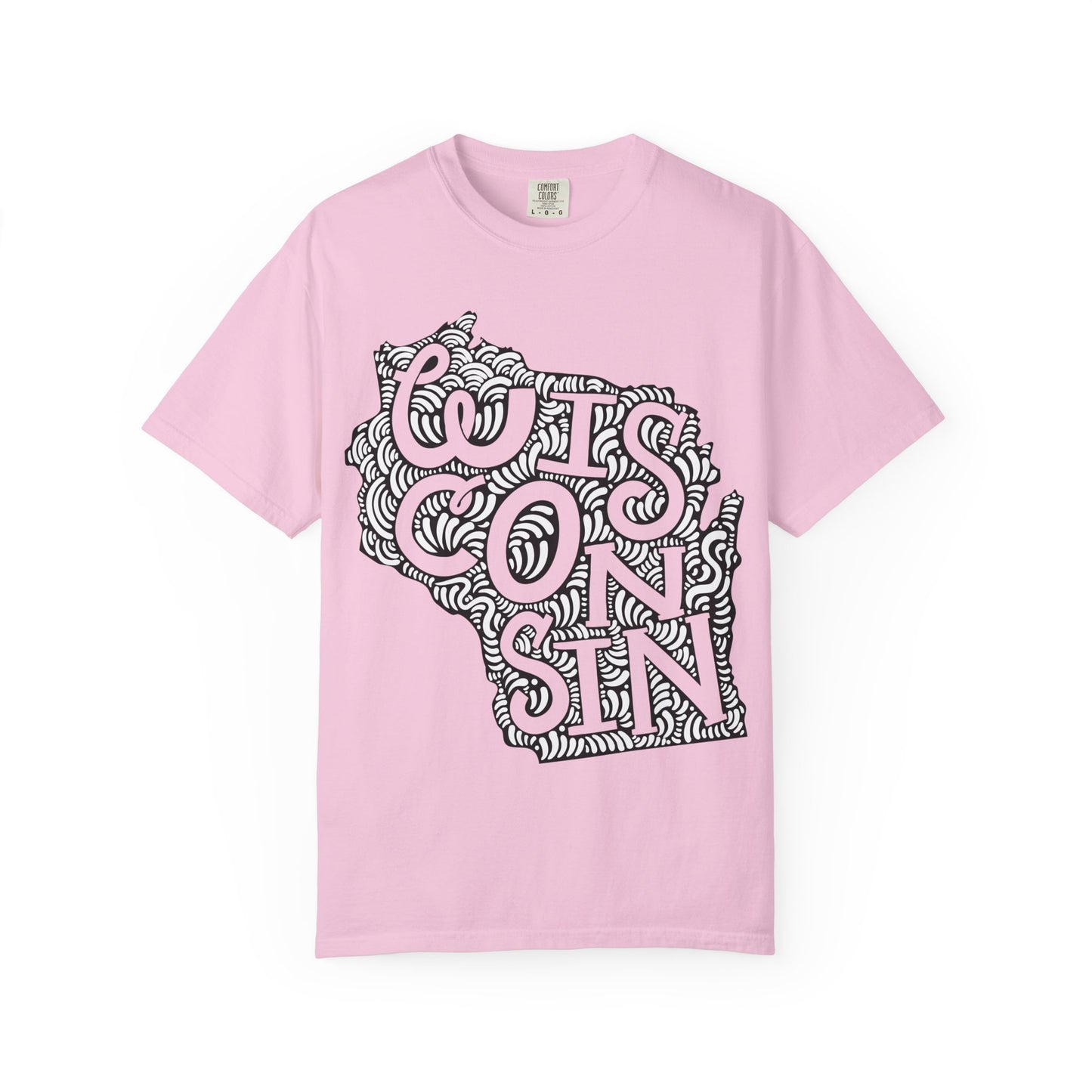 Wisconsin "Woodcut Series" T-Shirt - 14 Colors in 7 Sizes Available!