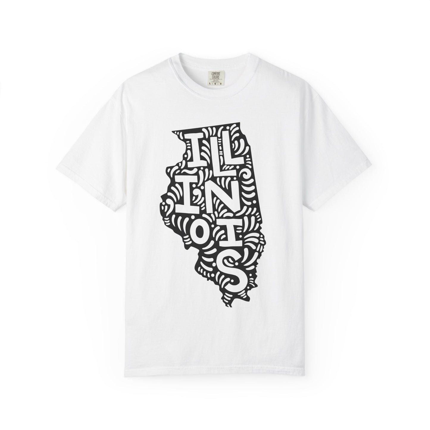 Illinois "Woodcut Series" T-Shirt - 14 Colors in 7 Sizes Available!