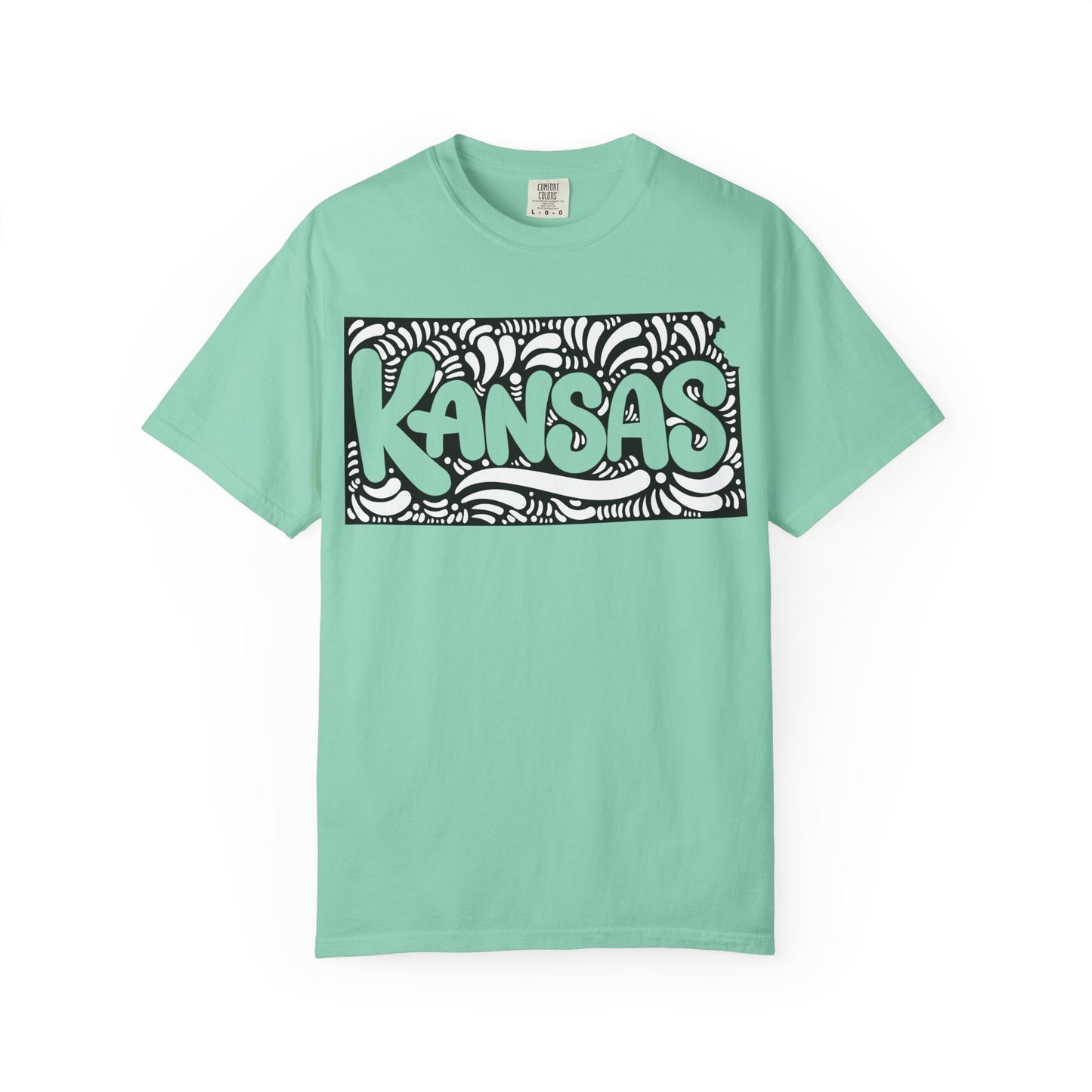 Kansas "Woodcut Series" T-Shirt - 14 Colors in 7 Sizes Available!
