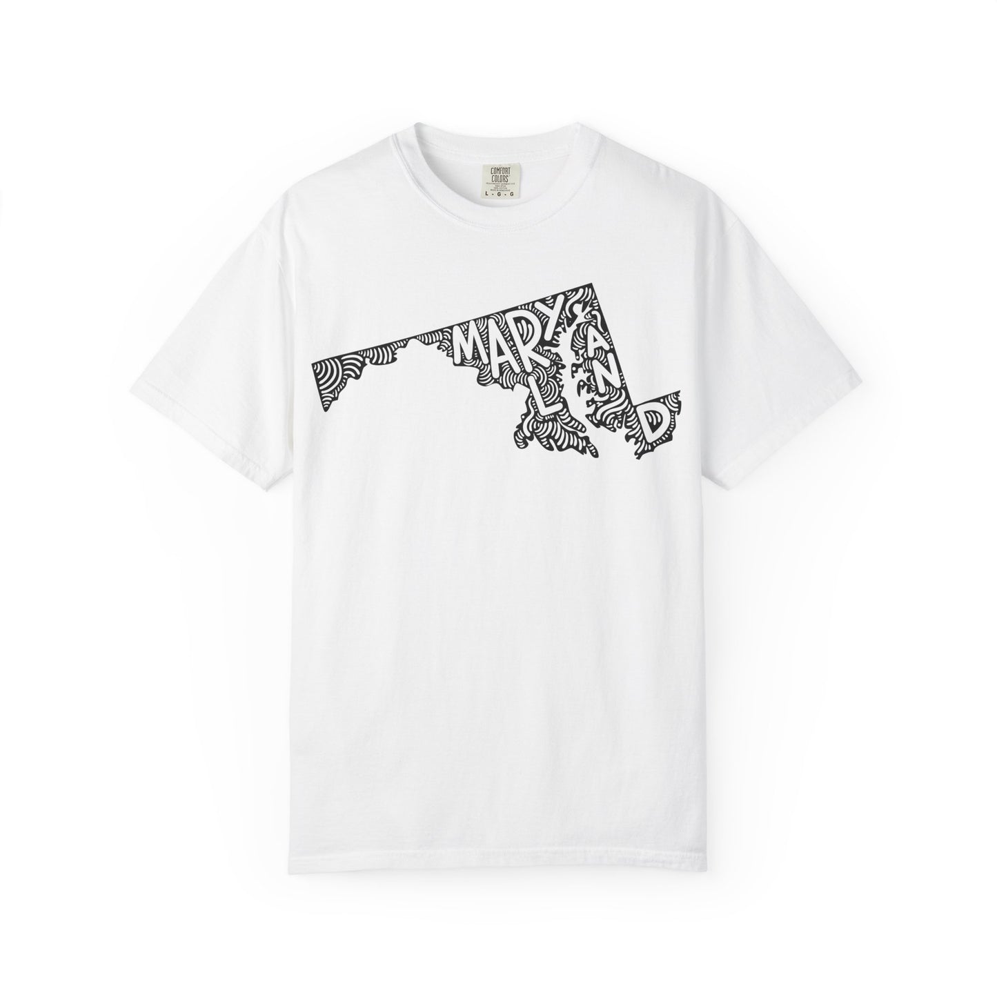 Maryland "Woodcut Series" T-Shirt - 14 Colors in 7 Sizes Available!