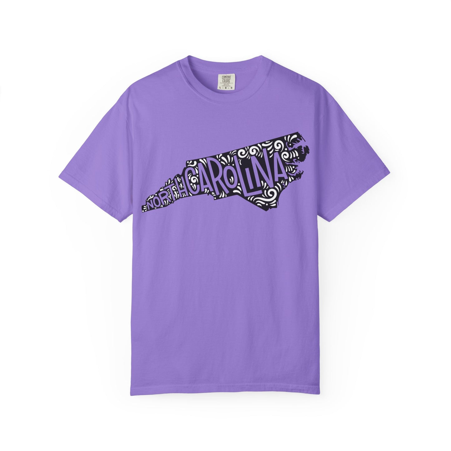North Carolina "Woodcut Series" T-Shirt - 14 Colors in 7 Sizes Available!