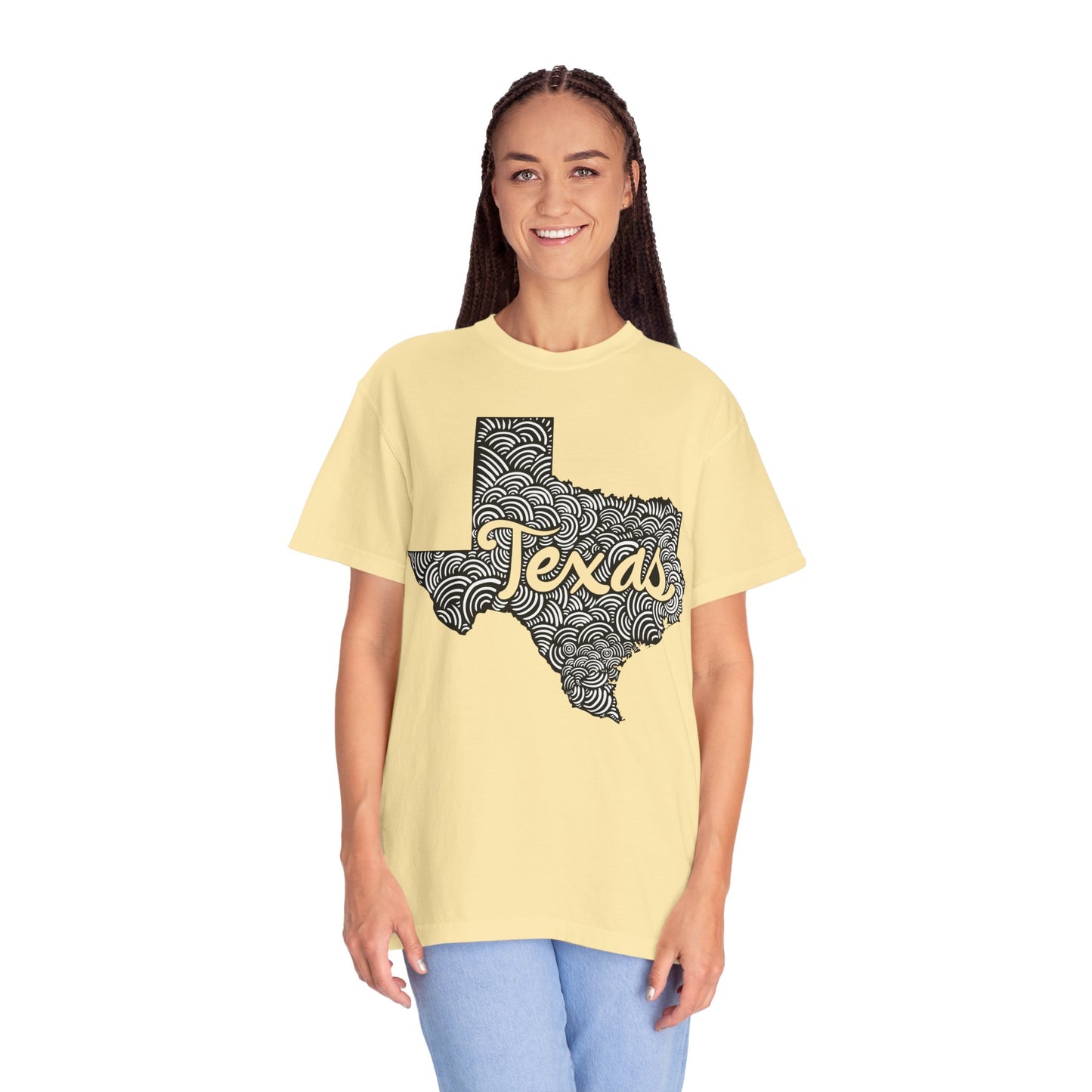 Texas "Woodcut Series" T-Shirt - 14 Colors in 7 Sizes Available!