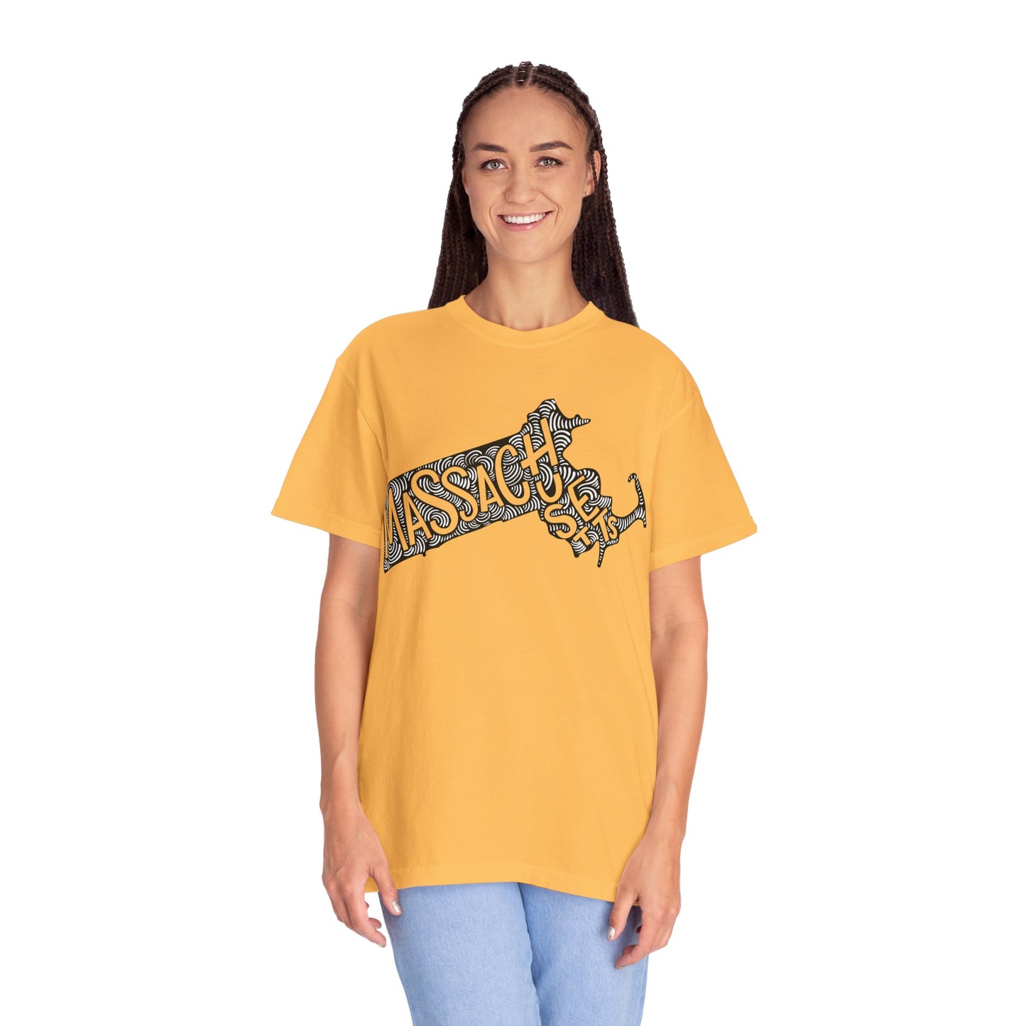 Massachusetts "Woodcut Series" T-Shirt - 14 Colors in 7 Sizes Available!