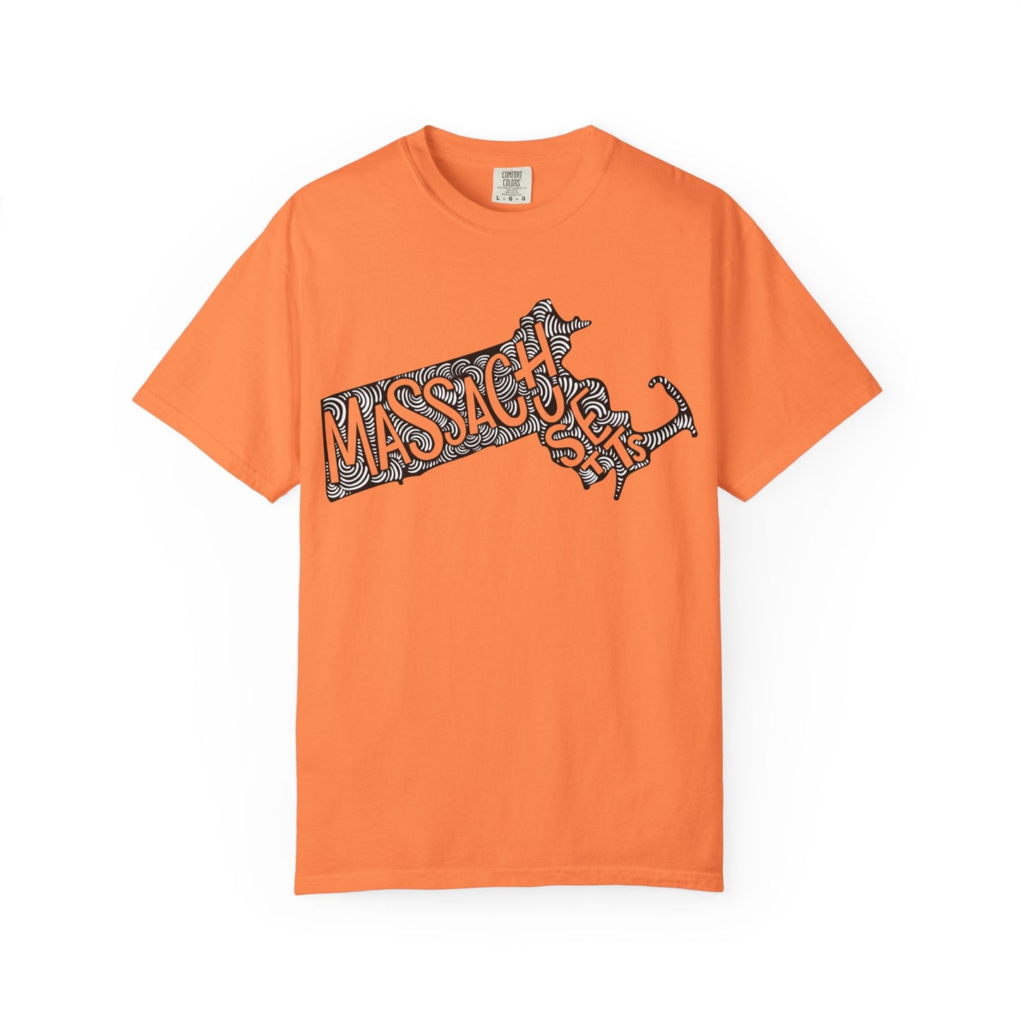 Massachusetts "Woodcut Series" T-Shirt - 14 Colors in 7 Sizes Available!