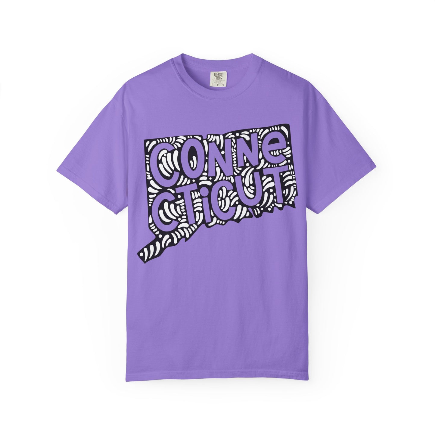 Connecticut "Woodcut Series" T-Shirt - 14 Colors in 7 Sizes Available!