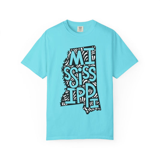 Mississippi "Woodcut Series" T-Shirt - 14 Colors in 7 Sizes Available!