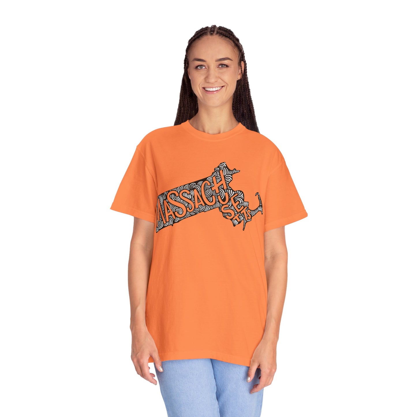 Massachusetts "Woodcut Series" T-Shirt - 14 Colors in 7 Sizes Available!