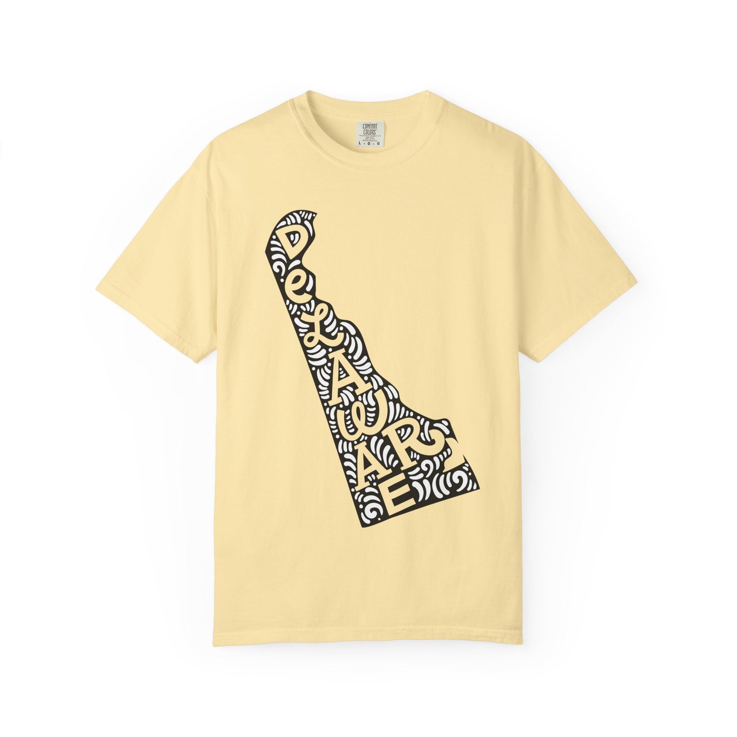 Delaware "Woodcut Series" T-Shirt - 14 Colors in 7 Sizes Available!