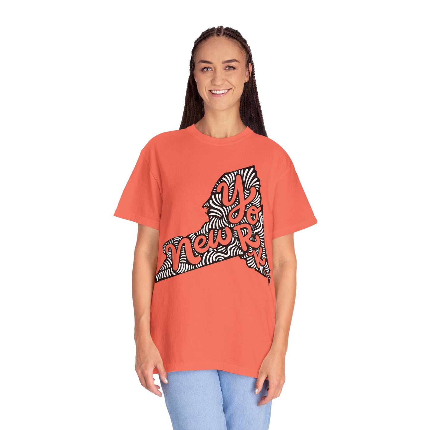 New York "Woodcut Series" T-Shirt - 14 Colors in 7 Sizes Available!