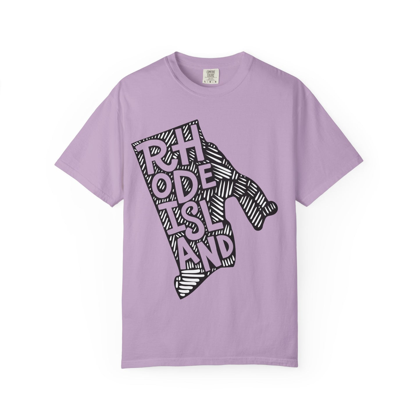 Rhode Island "Woodcut Series" T-Shirt - 14 Colors in 7 Sizes Available!