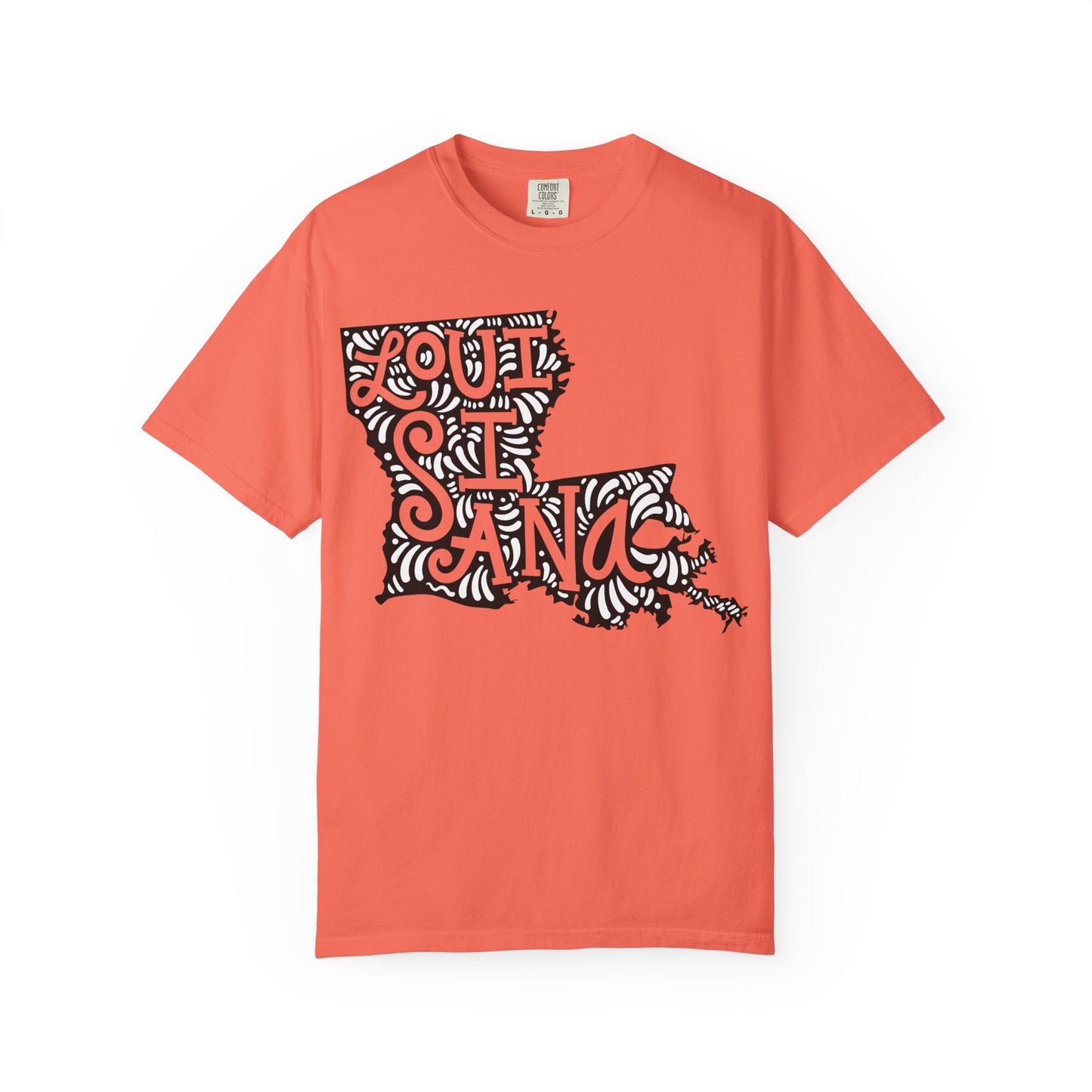 Louisiana "Woodcut Series" T-Shirt - 14 Colors in 7 Sizes Available!