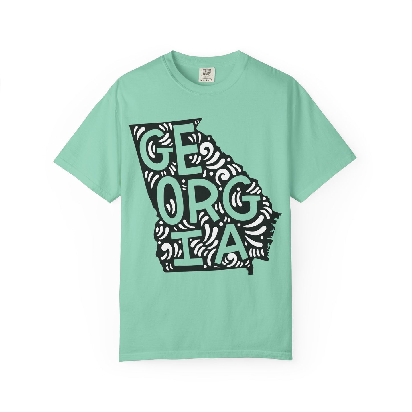 Georgia "Woodcut Series" T-Shirt - 14 Colors in 7 Sizes Available!