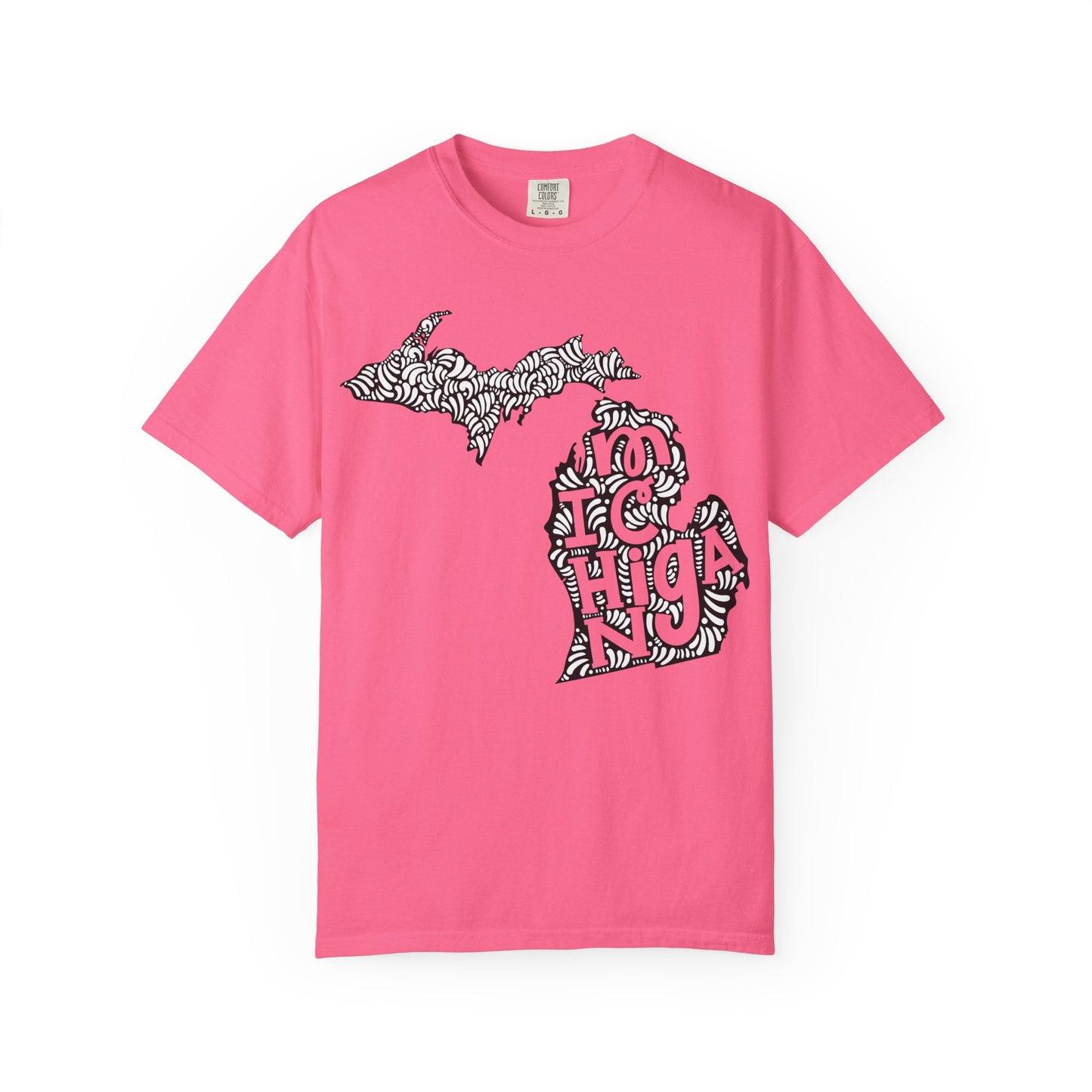 Michigan "Woodcut Series" T-Shirt - 14 Colors in 7 Sizes Available!