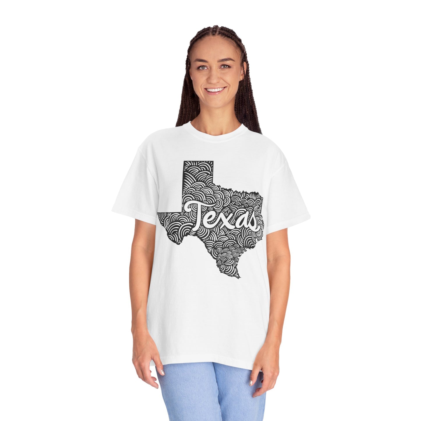 Texas "Woodcut Series" T-Shirt - 14 Colors in 7 Sizes Available!