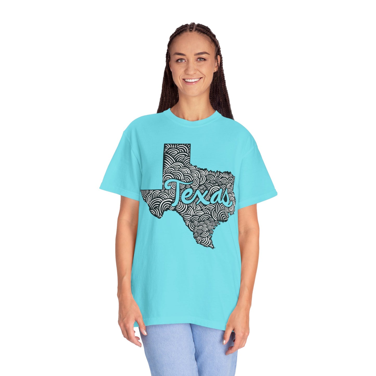 Texas "Woodcut Series" T-Shirt - 14 Colors in 7 Sizes Available!