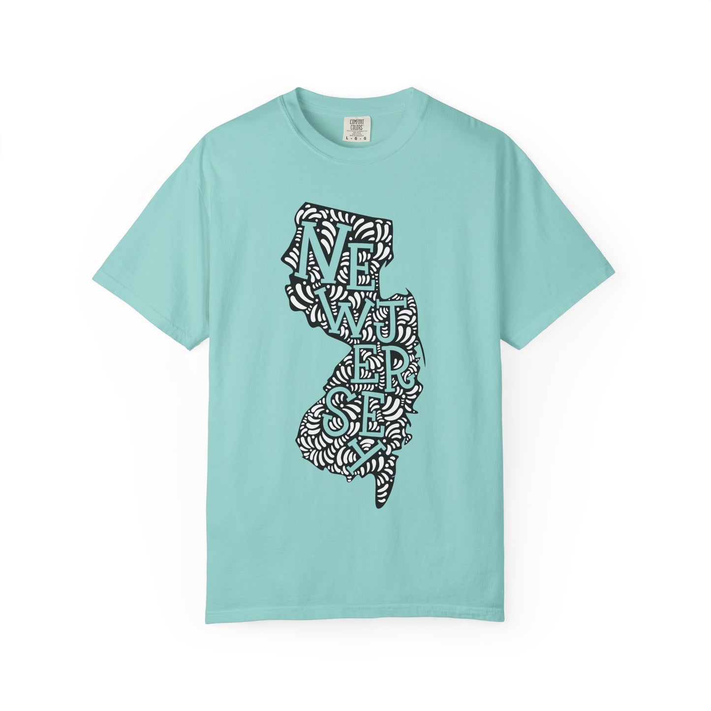 New Jersey "Woodcut Series" T-Shirt - 14 Colors in 7 Sizes Available!