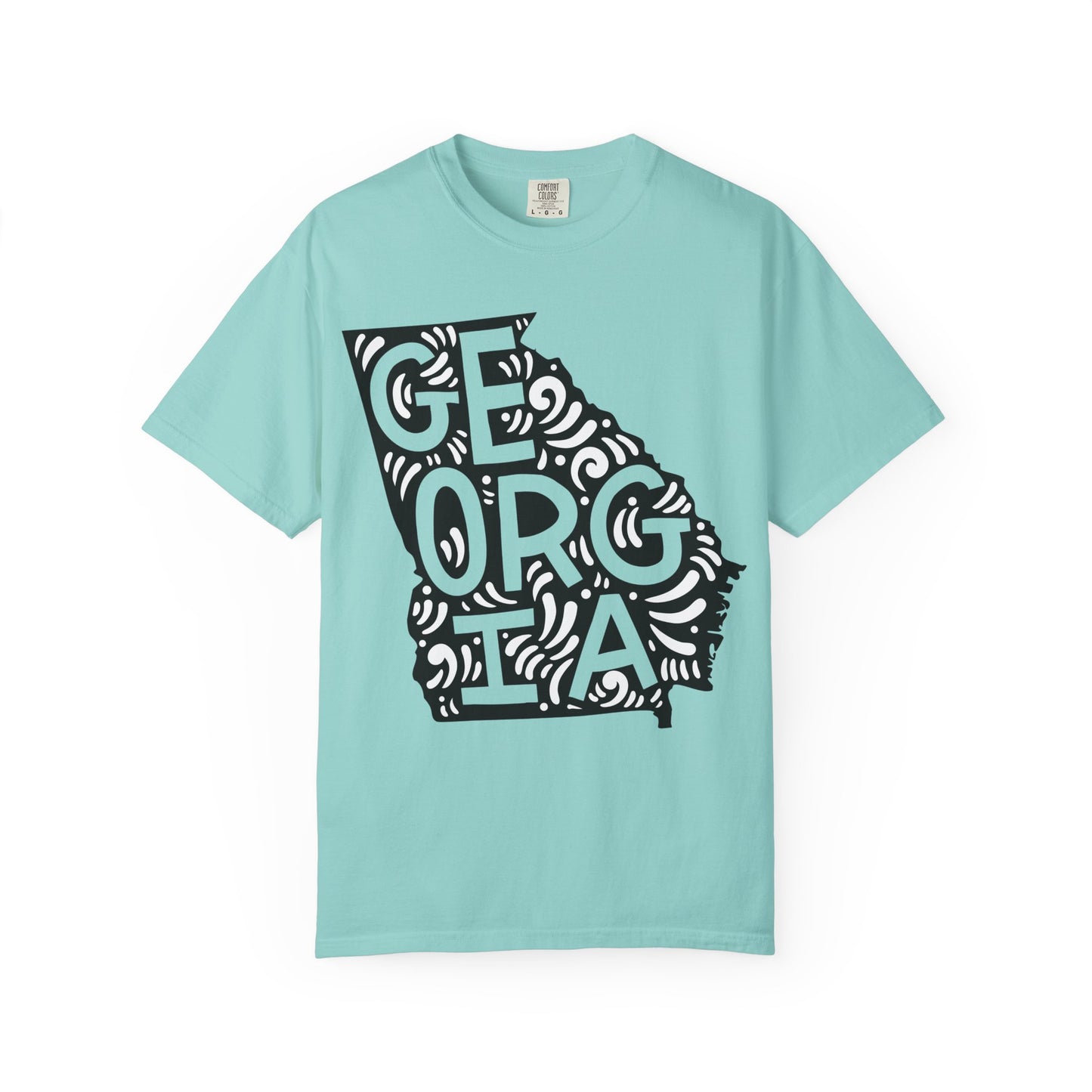 Georgia "Woodcut Series" T-Shirt - 14 Colors in 7 Sizes Available!