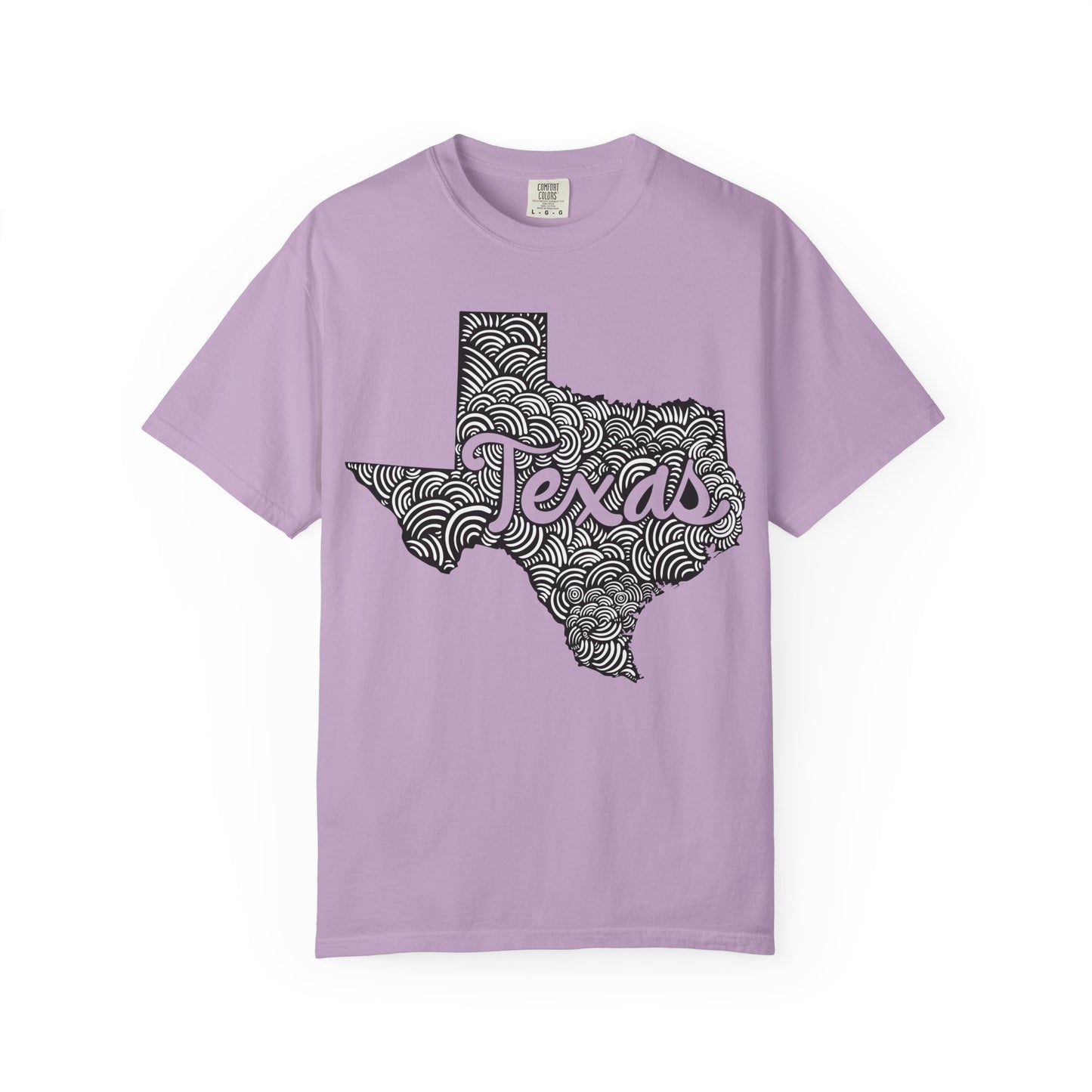 Texas "Woodcut Series" T-Shirt - 14 Colors in 7 Sizes Available!