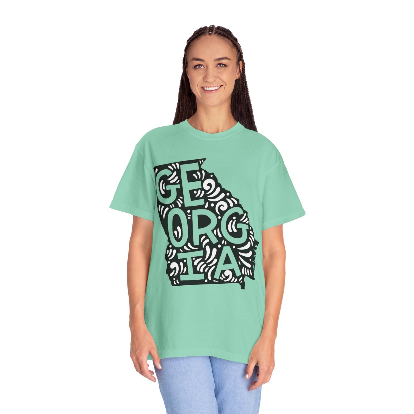 Georgia "Woodcut Series" T-Shirt - 14 Colors in 7 Sizes Available!