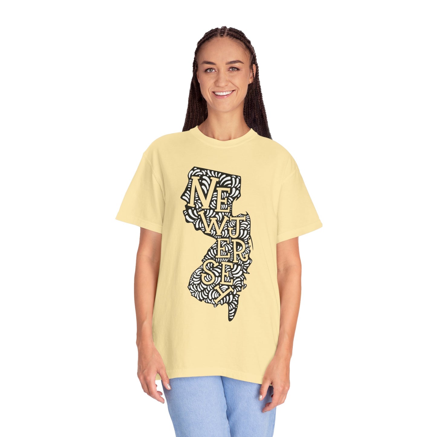 New Jersey "Woodcut Series" T-Shirt - 14 Colors in 7 Sizes Available!