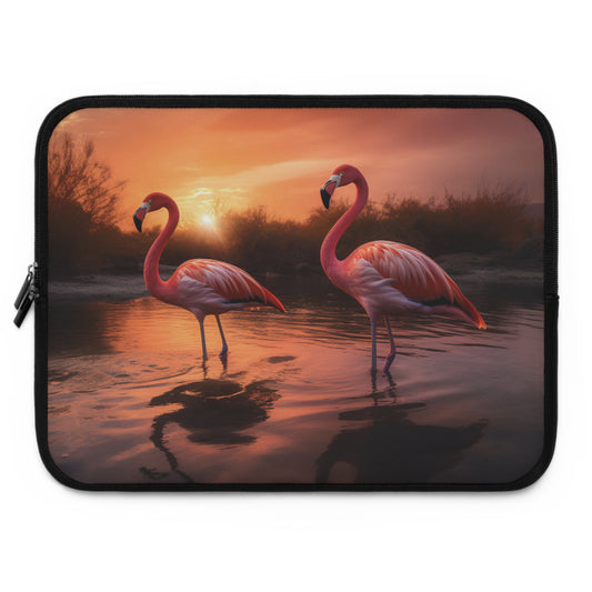 Two Flamingos Laptop Sleeve - Available in 5 Sizes!