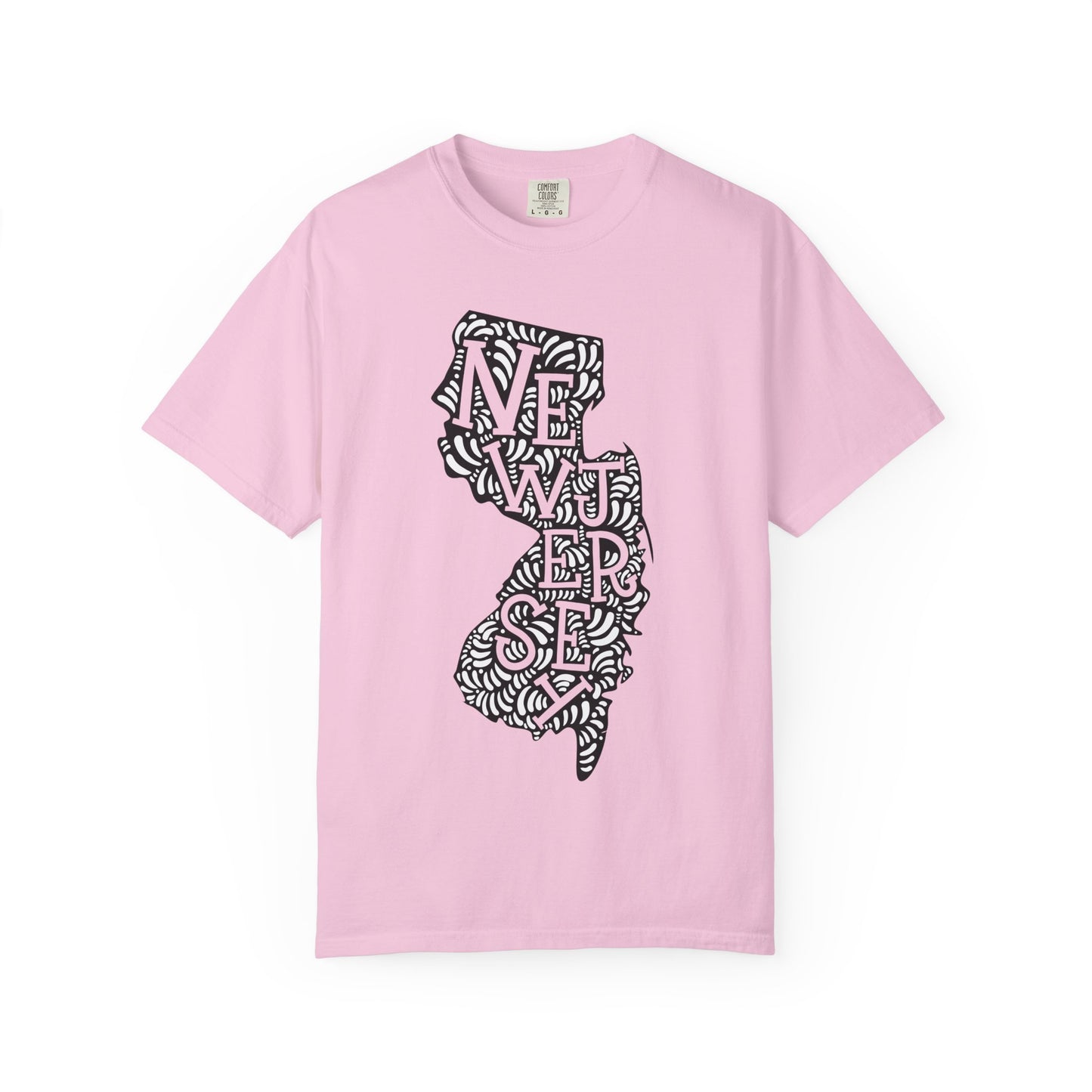 New Jersey "Woodcut Series" T-Shirt - 14 Colors in 7 Sizes Available!
