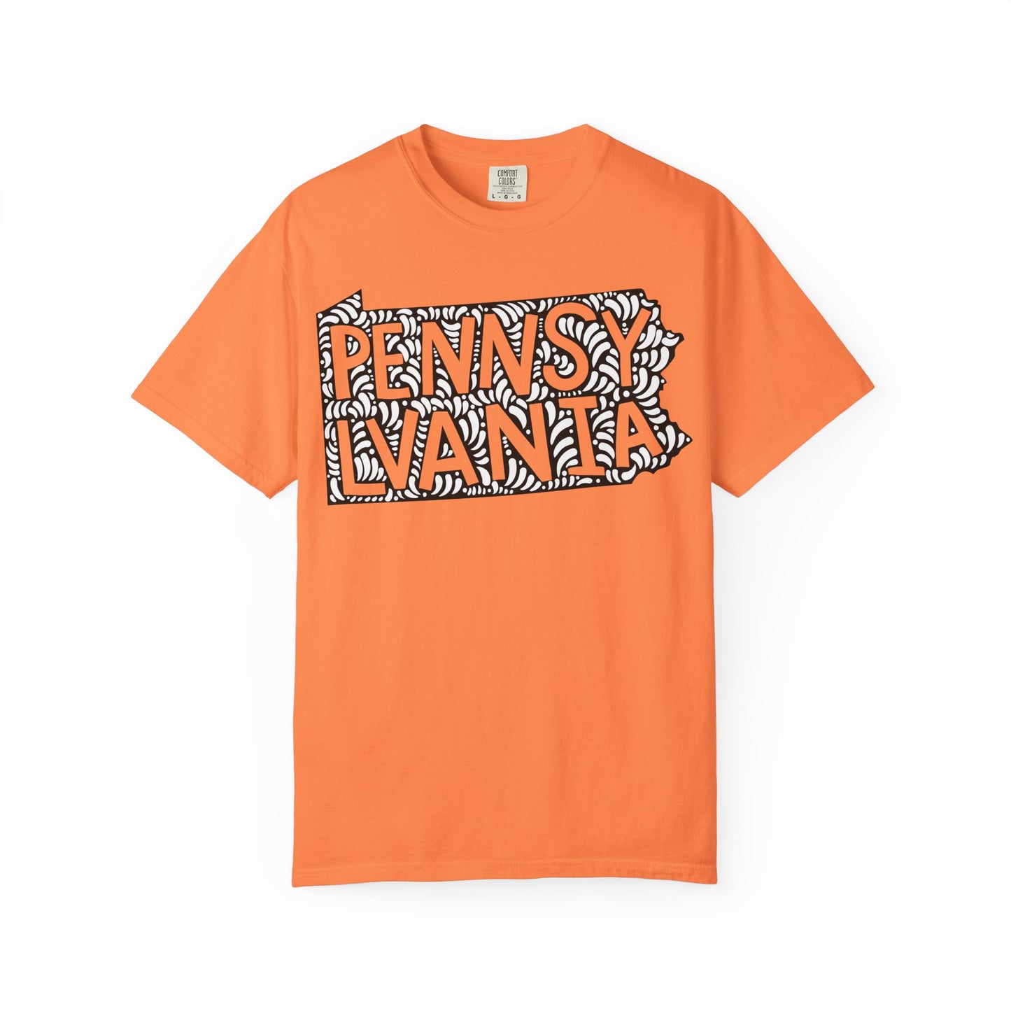 Pennsylvania "Woodcut Series" T-Shirt - 14 Colors in 7 Sizes Available!