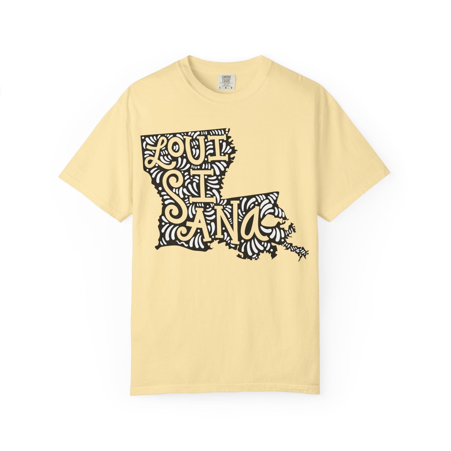 Louisiana "Woodcut Series" T-Shirt - 14 Colors in 7 Sizes Available!