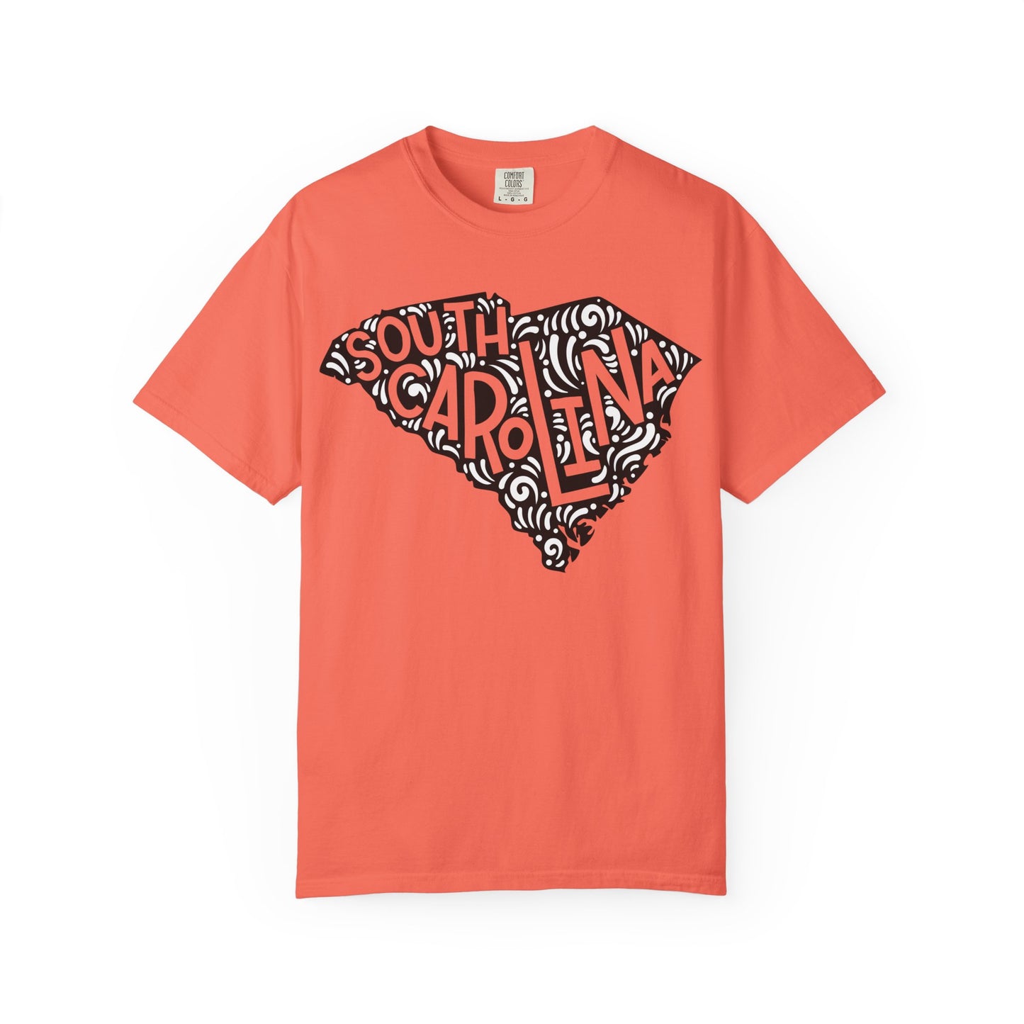 South Carolina "Woodcut Series" T-Shirt - 14 Colors in 7 Sizes Available!