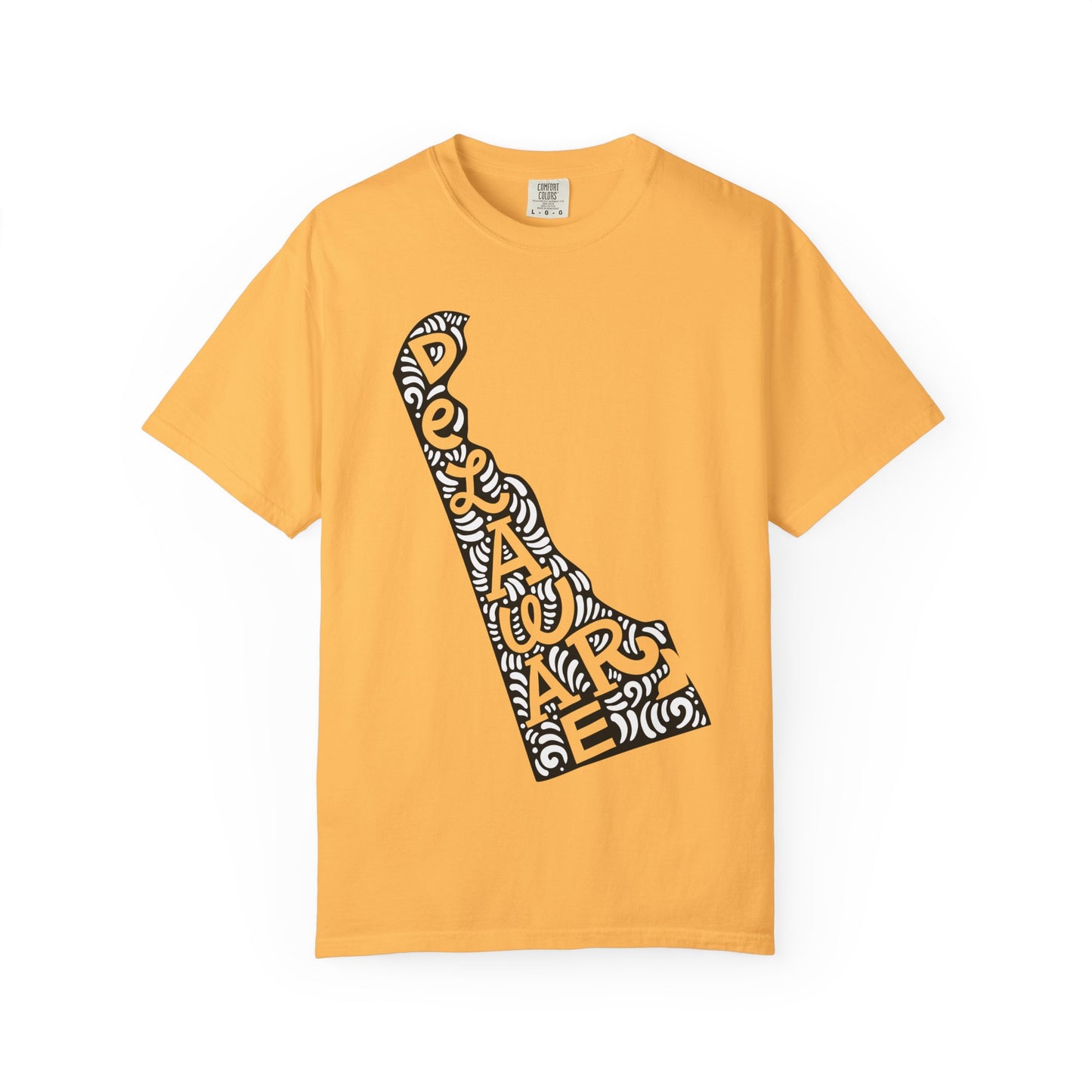Delaware "Woodcut Series" T-Shirt - 14 Colors in 7 Sizes Available!