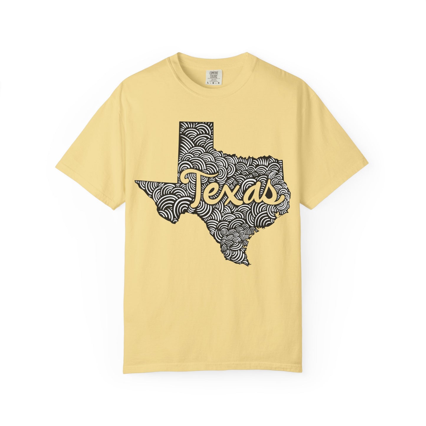 Texas "Woodcut Series" T-Shirt - 14 Colors in 7 Sizes Available!