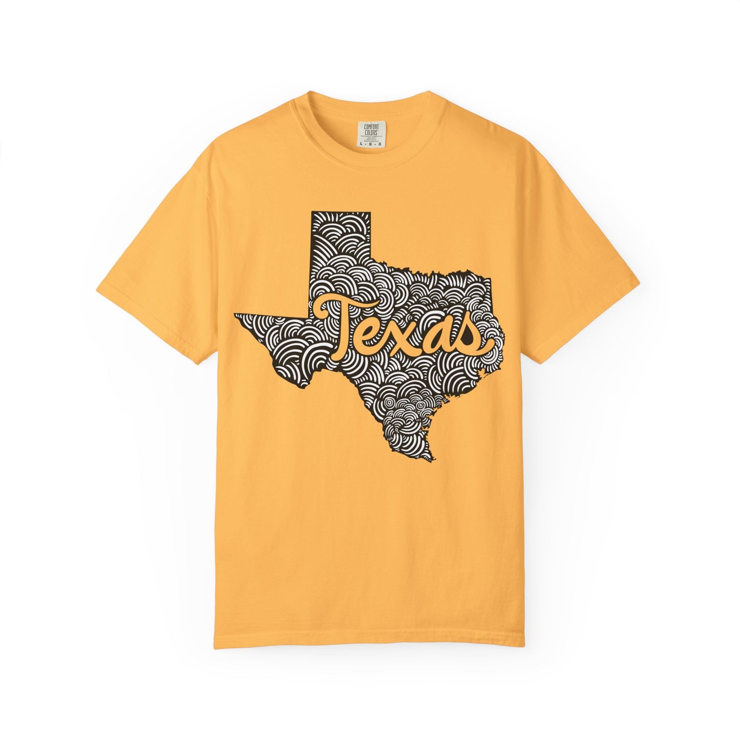 Texas "Woodcut Series" T-Shirt - 14 Colors in 7 Sizes Available!
