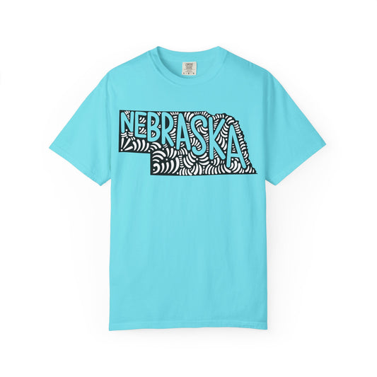 Nebraska "Woodcut Series" T-Shirt - 14 Colors in 7 Sizes Available!