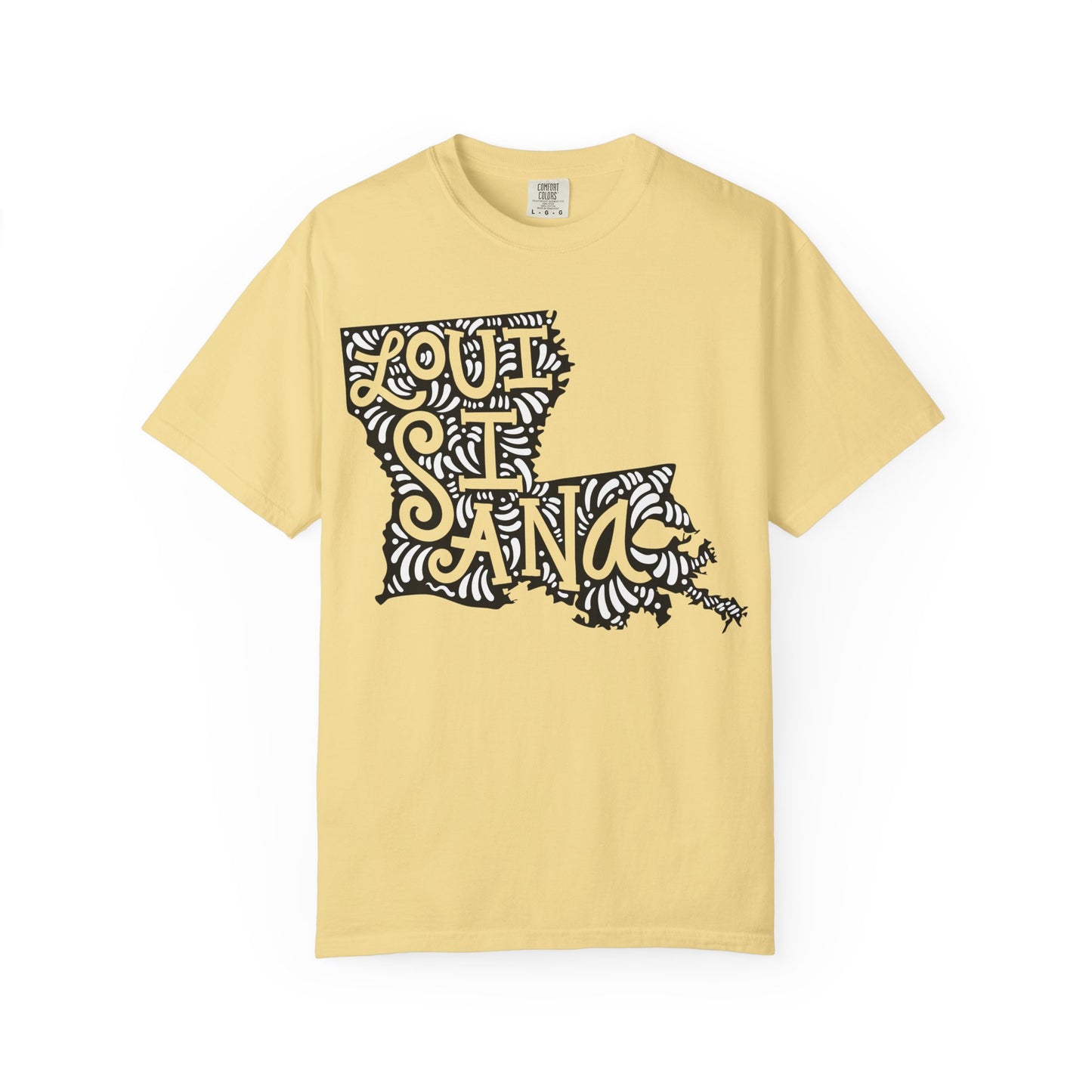 Louisiana "Woodcut Series" T-Shirt - 14 Colors in 7 Sizes Available!