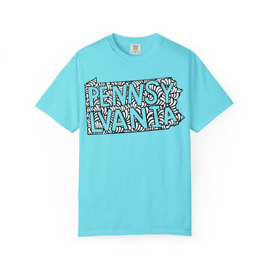Pennsylvania "Woodcut Series" T-Shirt - 14 Colors in 7 Sizes Available!
