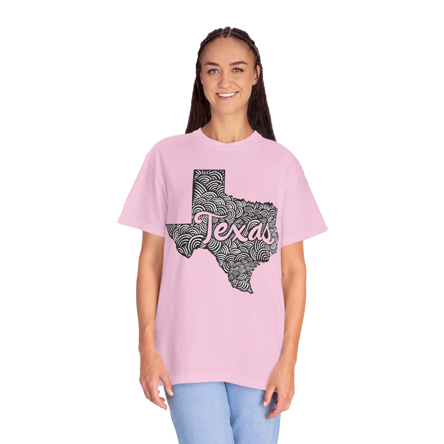 Texas "Woodcut Series" T-Shirt - 14 Colors in 7 Sizes Available!