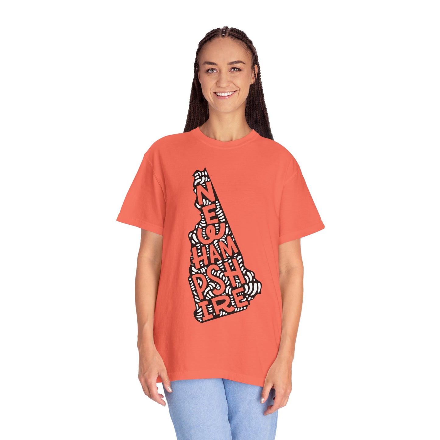 New Hampshire "Woodcut Series" T-Shirt - 14 Colors in 7 Sizes Available!