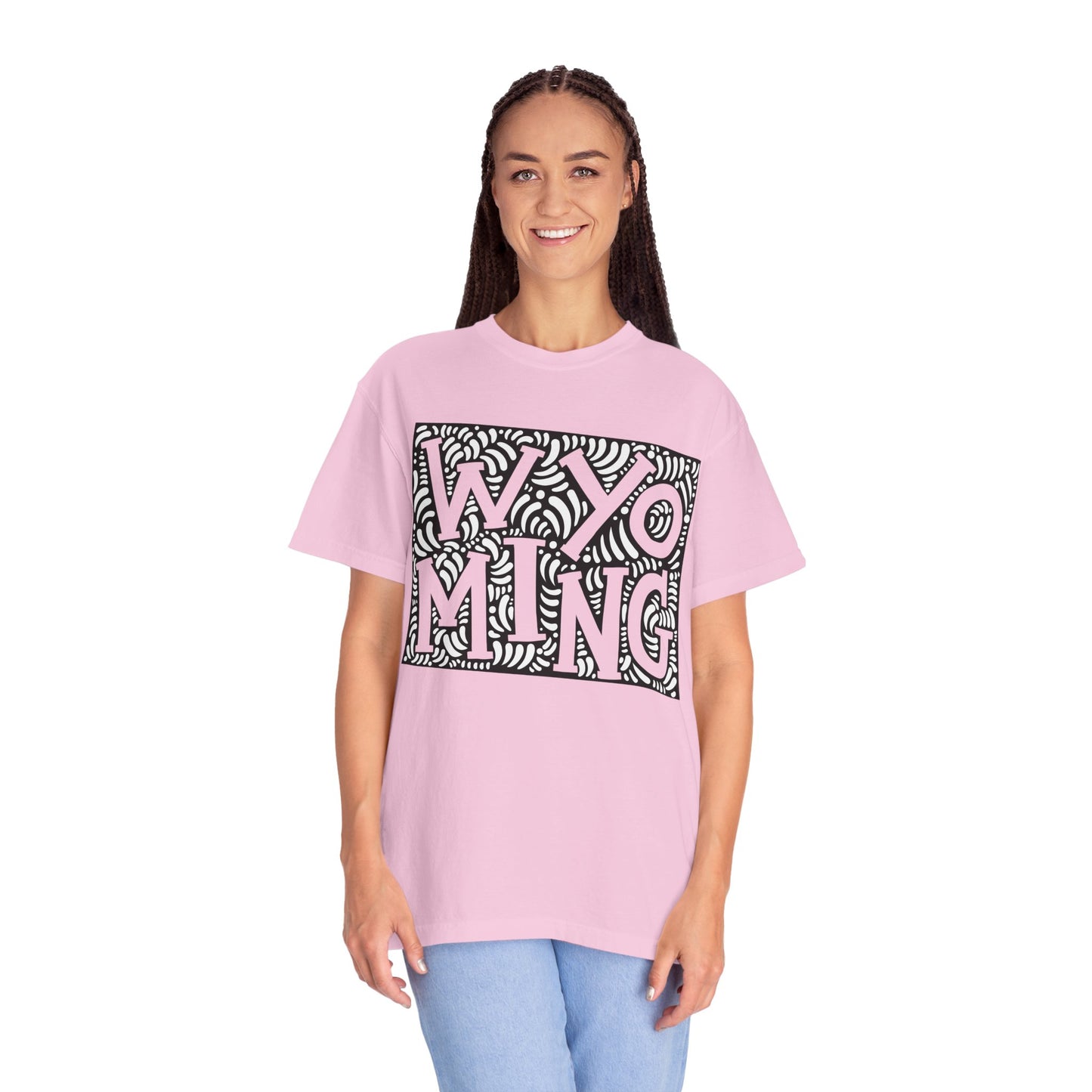 Wyoming "Woodcut Series" T-Shirt - 14 Colors in 7 Sizes Available!