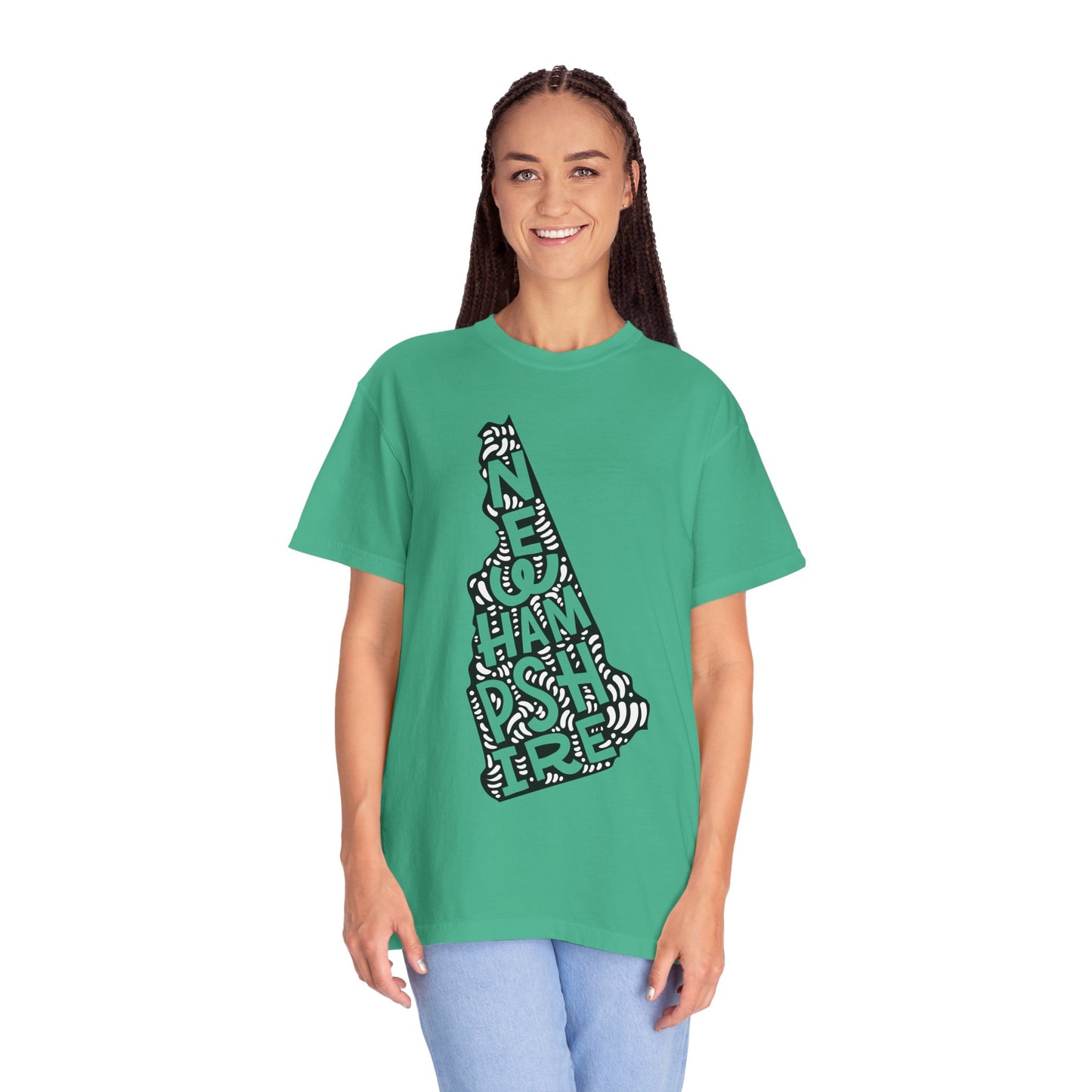New Hampshire "Woodcut Series" T-Shirt - 14 Colors in 7 Sizes Available!