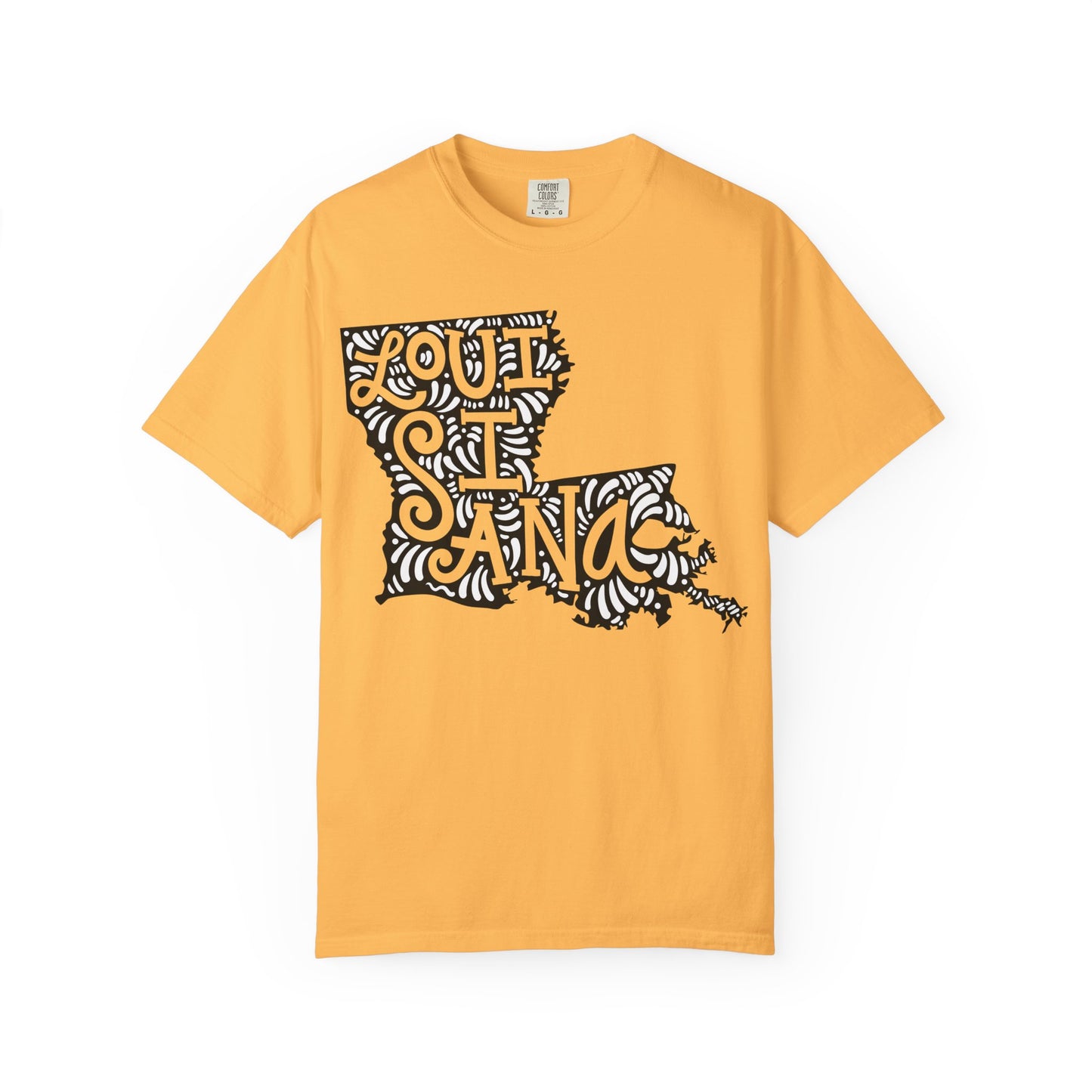 Louisiana "Woodcut Series" T-Shirt - 14 Colors in 7 Sizes Available!